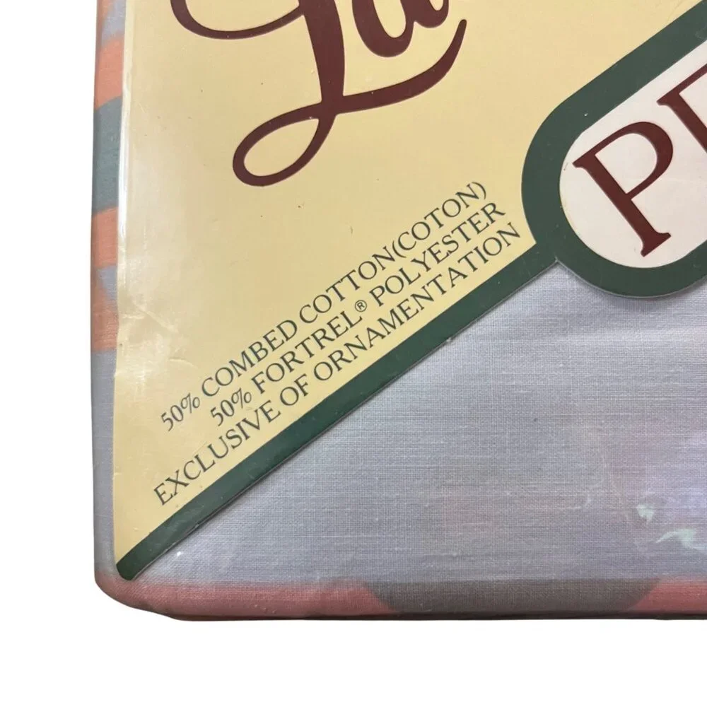 Vintage Lady Pepperell Full Sheet Set No-Iron Percale Mesa NEW Old Stock